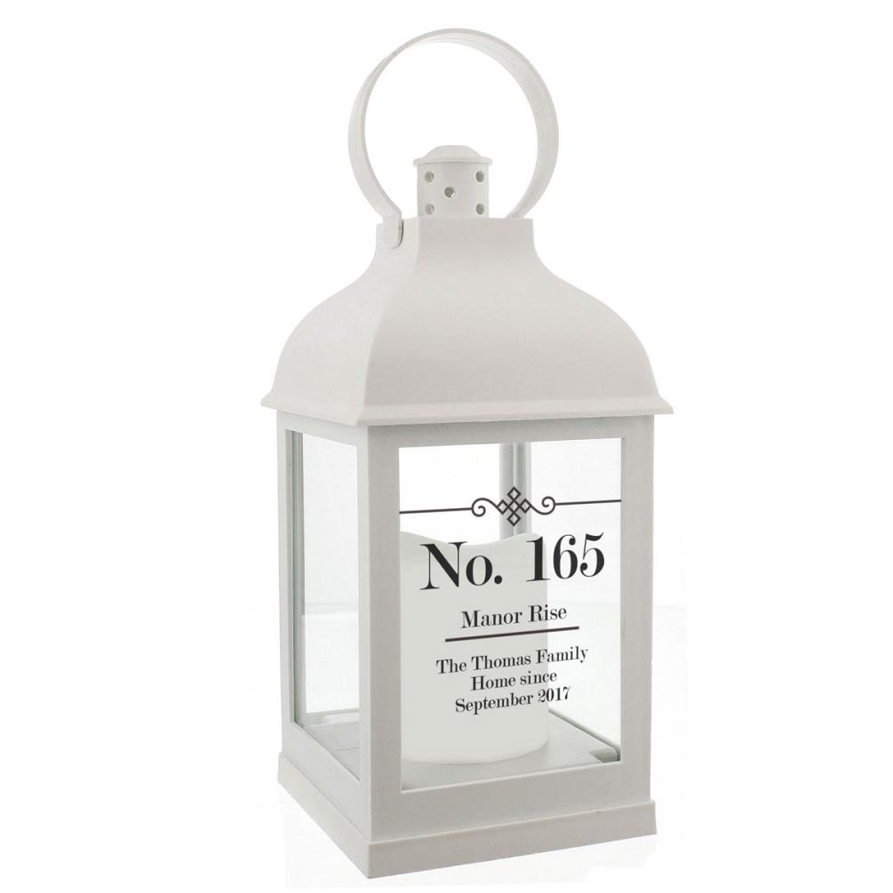 Personalised Elegant Diamond White Lantern £15.29